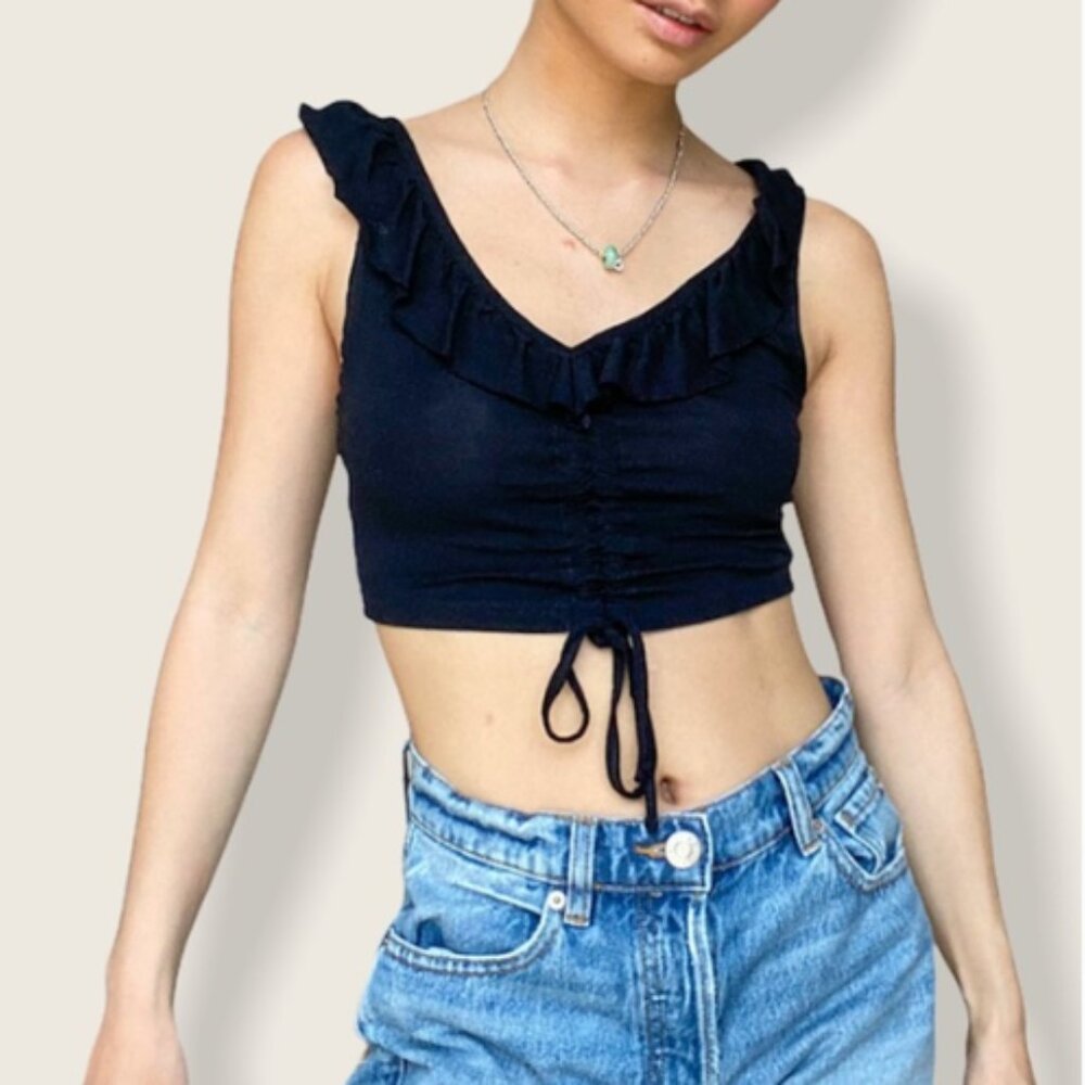 TOPSHOP Petite Ruched Tank - Picture 3 of 4